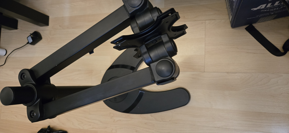 Black Monitor Arm Stand
