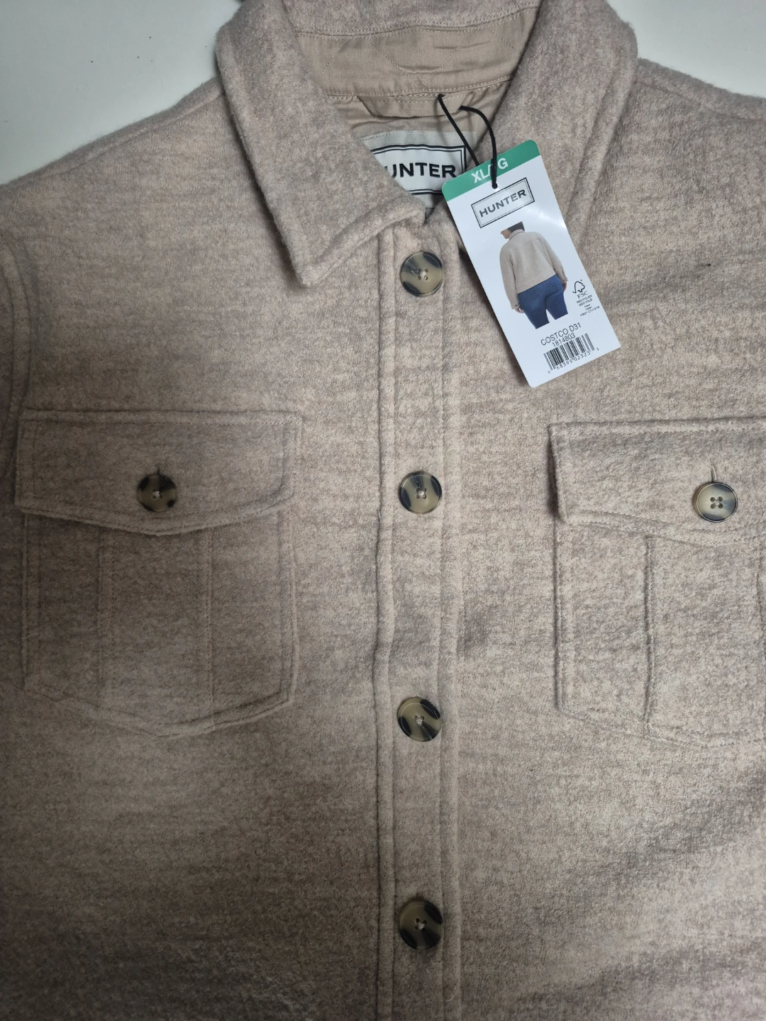 Hunter Wool Blend Shirt Jacket - XL