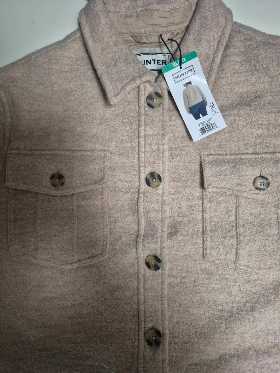 Hunter Wool Blend Shirt Jacket - XL