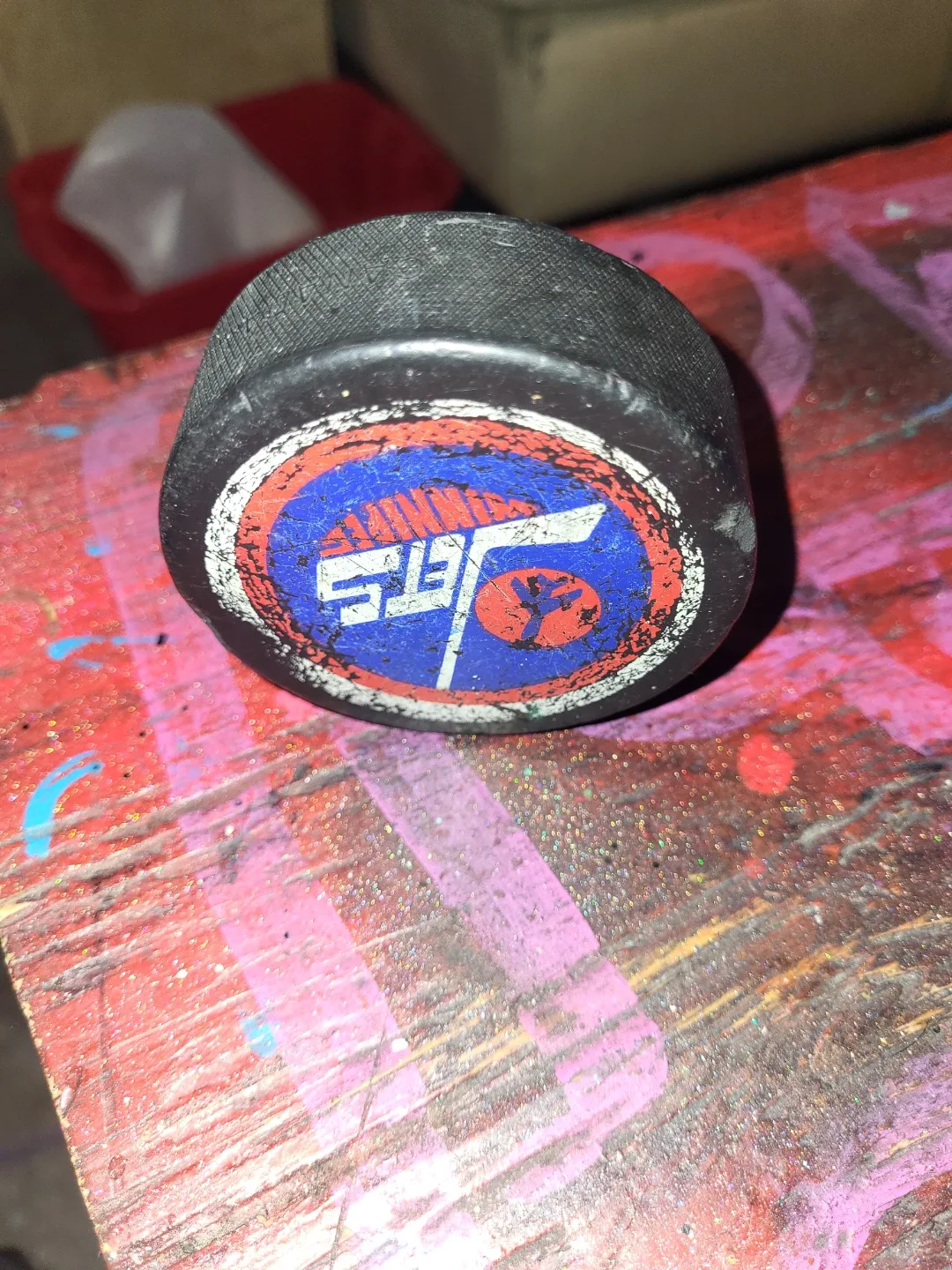 Winnipeg Jets Hockey Puck image indicator(3)