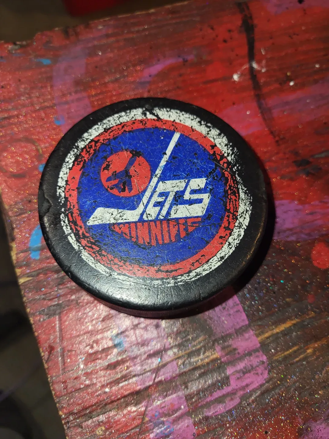 Winnipeg Jets Hockey Puck image indicator(4)