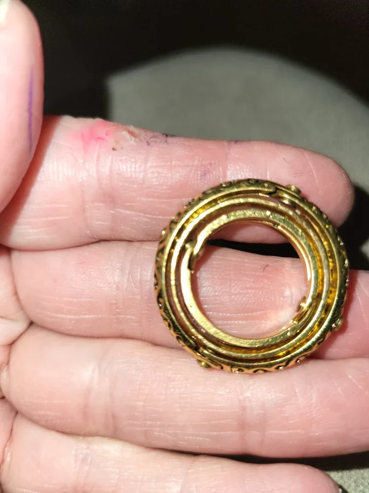 Vintage Armillary Sphere Ring - Gold image indicator(5)