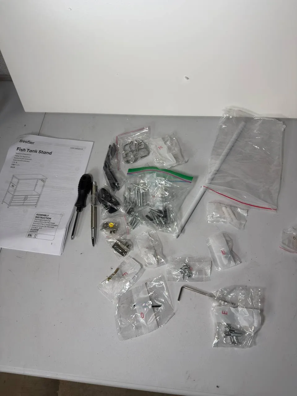 Bestier 20-29 Gallon Aquarium Stand with Power Outlets image indicator(4)