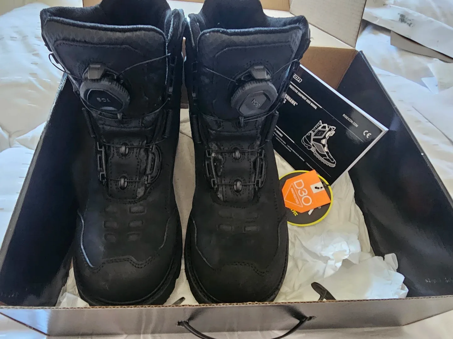 Icon Stormhawk Boots US 8 & BYKR 4XL Pants image indicator(4)