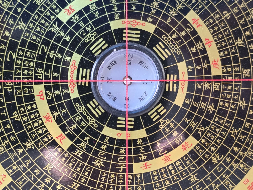 Feng Shui Compass, chinese, 10" - photo 2