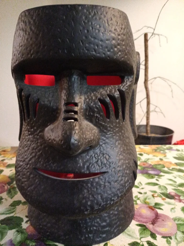 Tiki Head Table Lamp