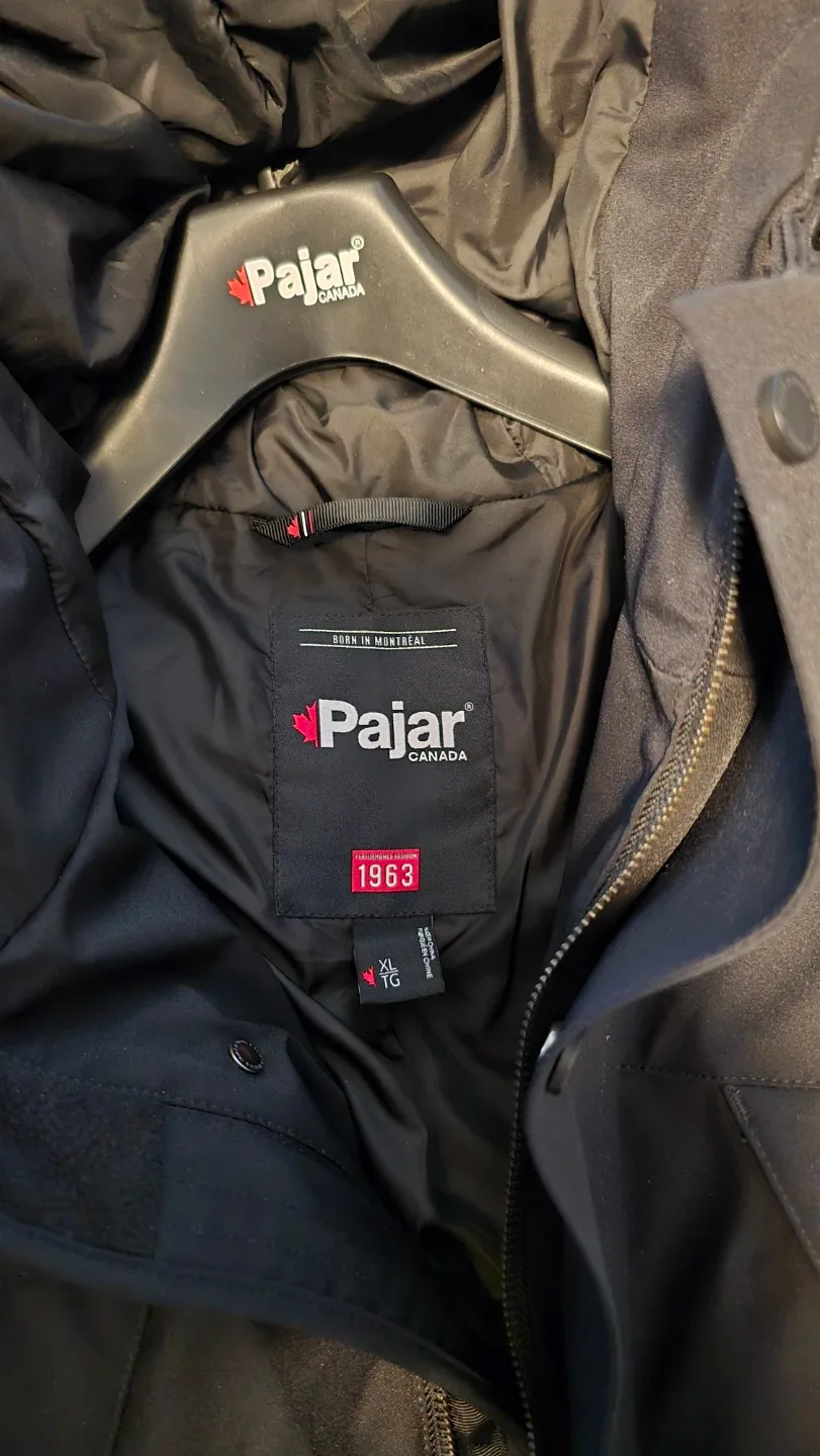 Pajar Canada Black Winter Parka - Size XL image indicator(3)