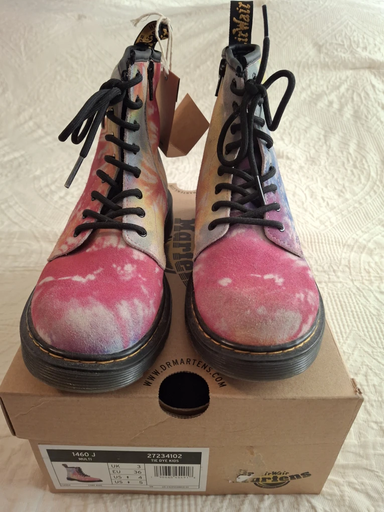Dr. Martens 1460 J Multi Tie Dye Kids US 5