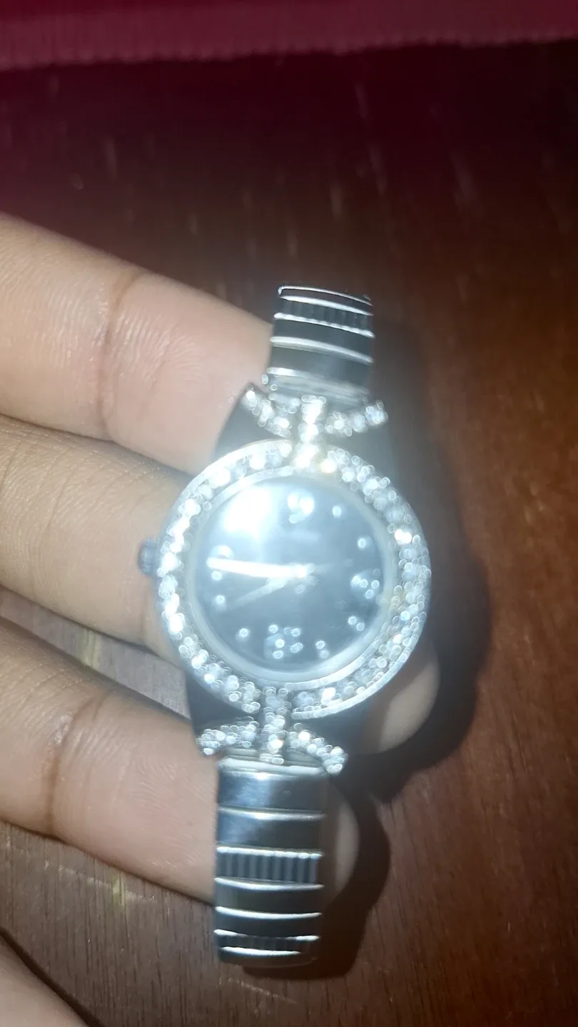 Quartz iced out diamond watch image indicator(3)