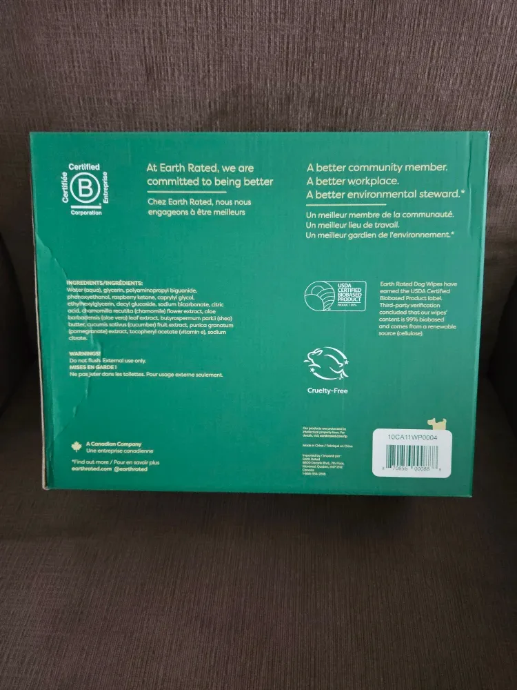 Dog Wipes (400) - Earth Rated Unscented image indicator(3)