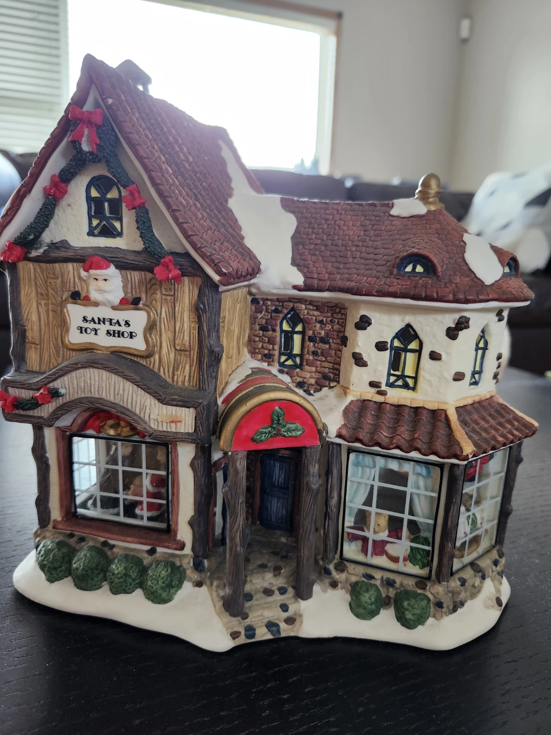 Santa's Toy Shop Christmas Village Figurine