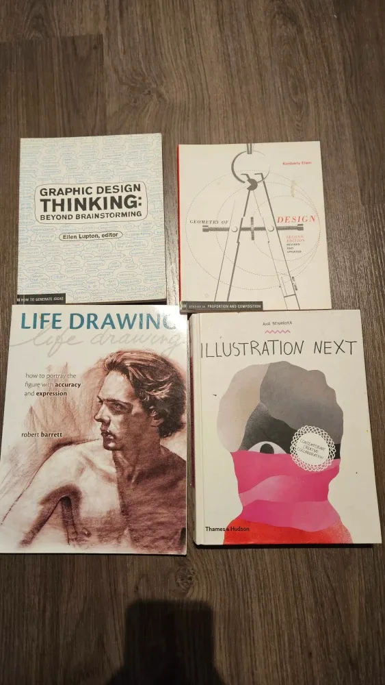 Graphic Design, Life Drawing & Illustration Books Bundle