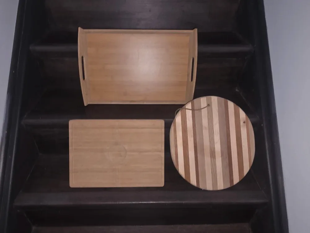 Wood Cutting Boards and Serving Tray