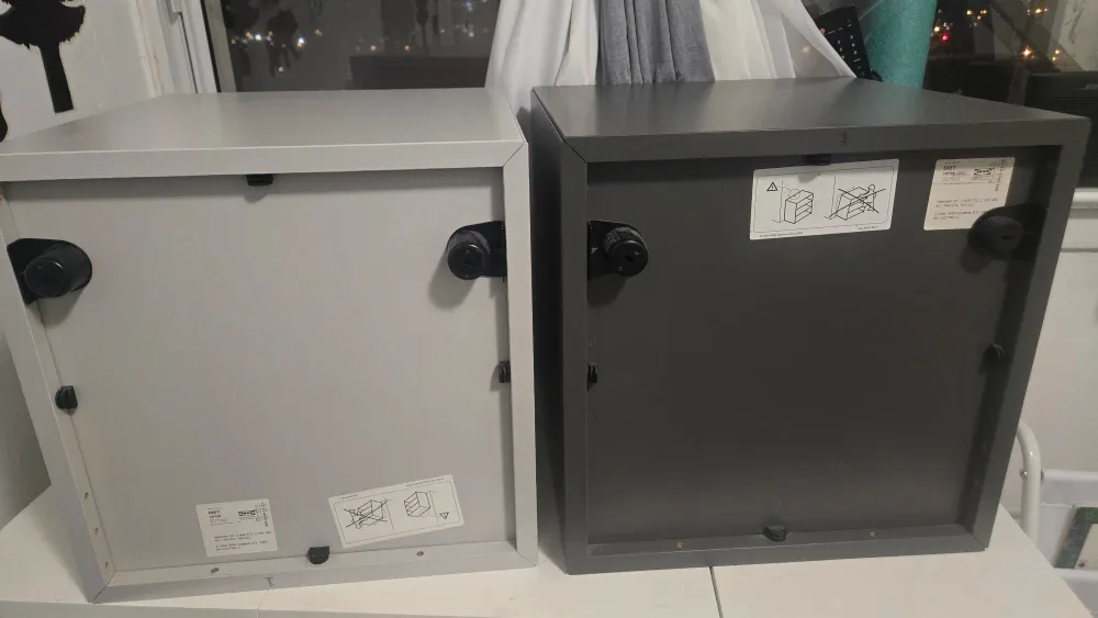 IKEA Eket Cube Shelves - Grey & Light Grey image indicator(2)