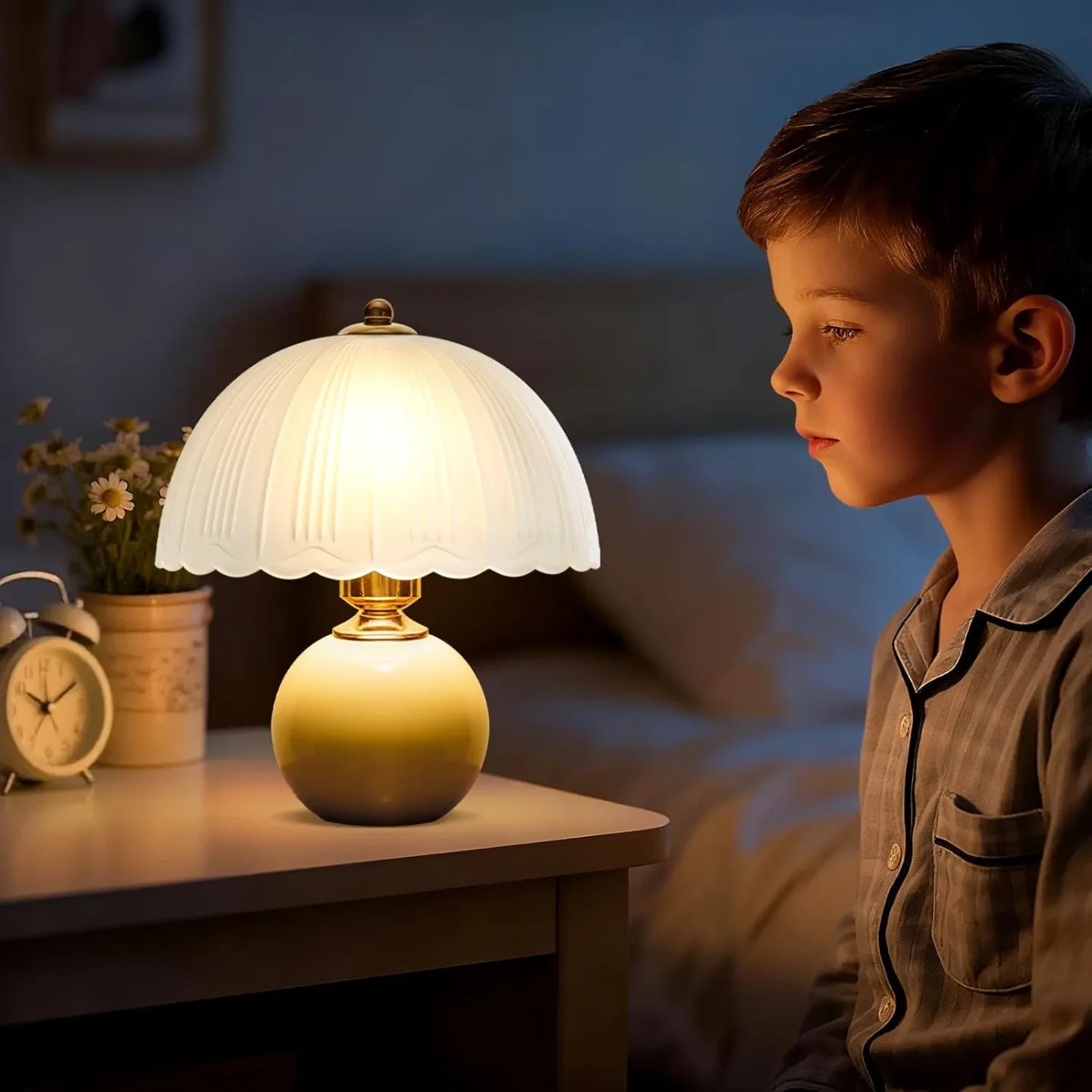 Ceramic Table Lamp BNIB image indicator(8)