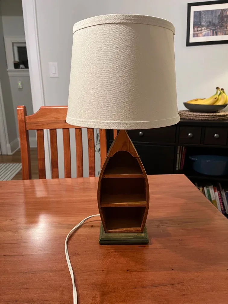 Unique Boat-Shaped Table Lamp