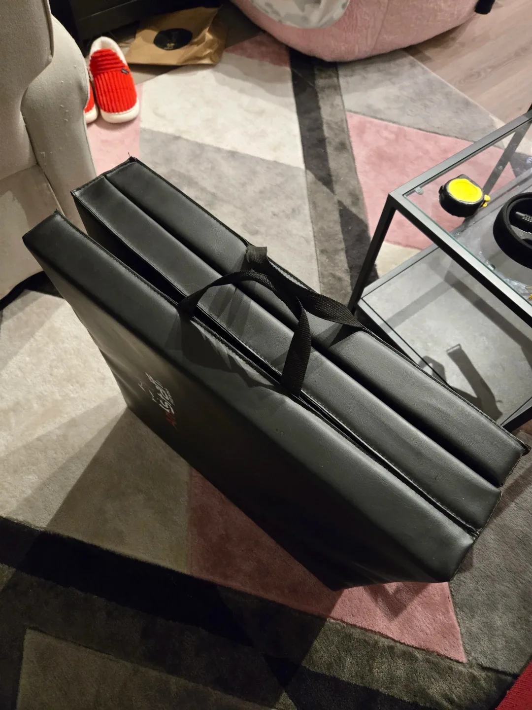 Fitness Tri-Fold Exercise Mat - Black