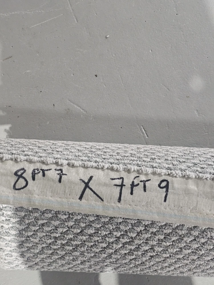 Grey carpet Rug - 8ft 7 x 7ft 9 - photo 5