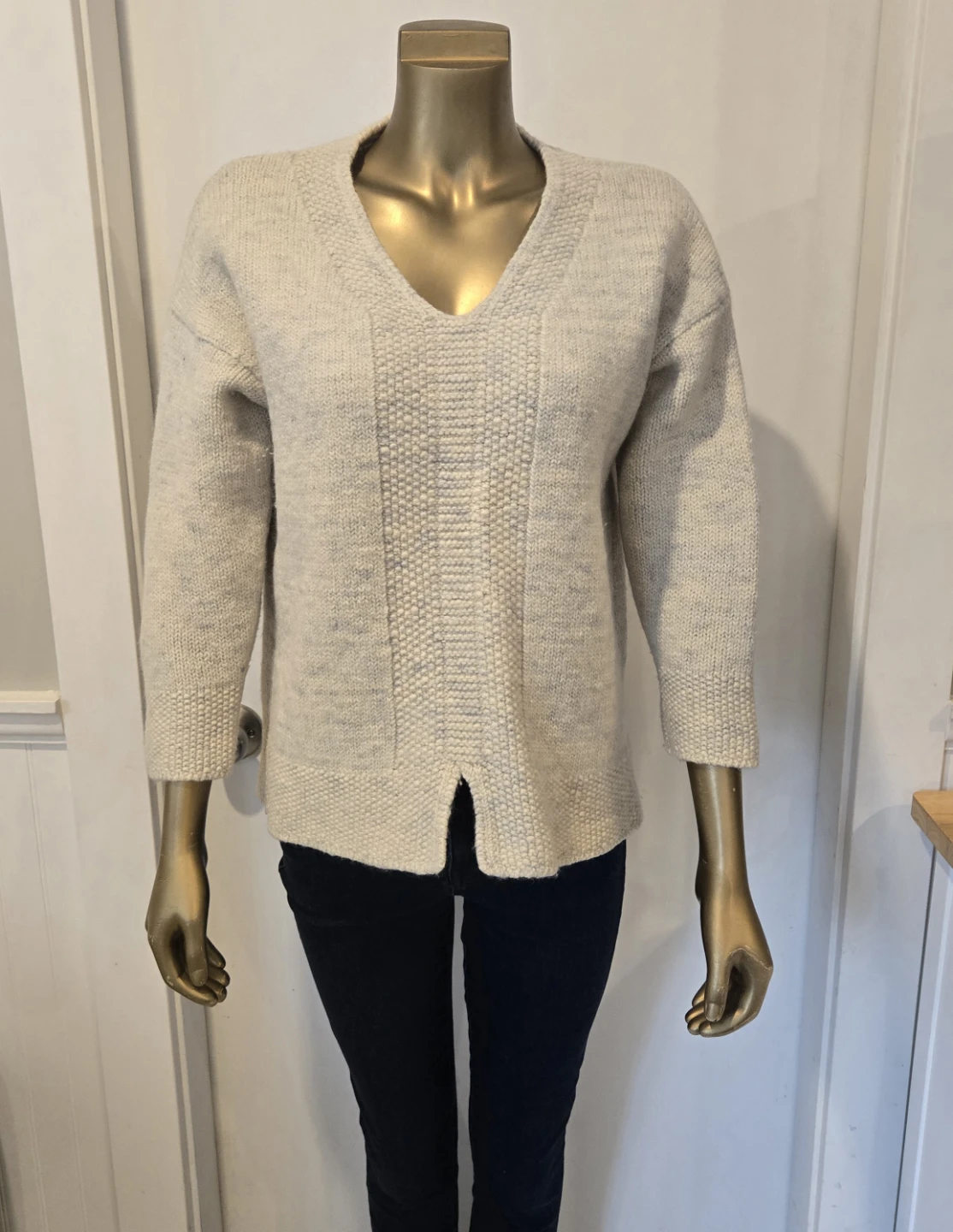 Vintage Sisley Relaxed Elegance Wool Sweater