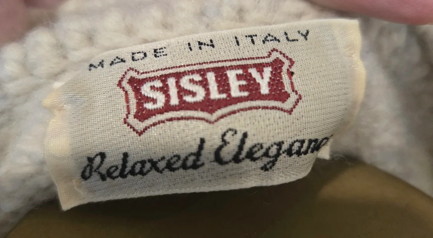 Vintage Sisley Relaxed Elegance Wool Sweater image indicator(5)
