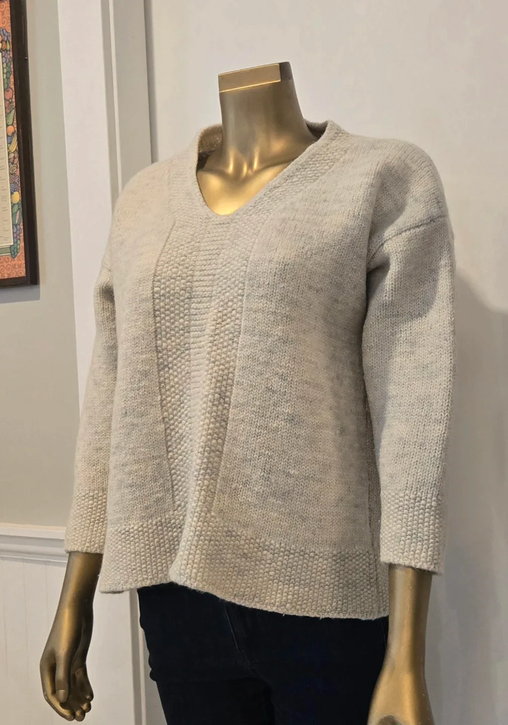 Vintage Sisley Relaxed Elegance Wool Sweater image indicator(6)