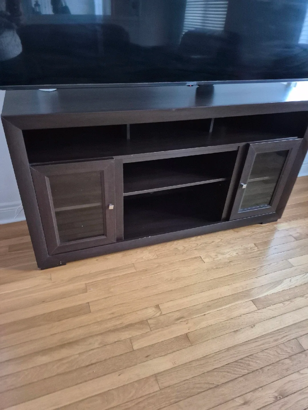Dark Brown TV Stand - 61" Length image indicator(9)