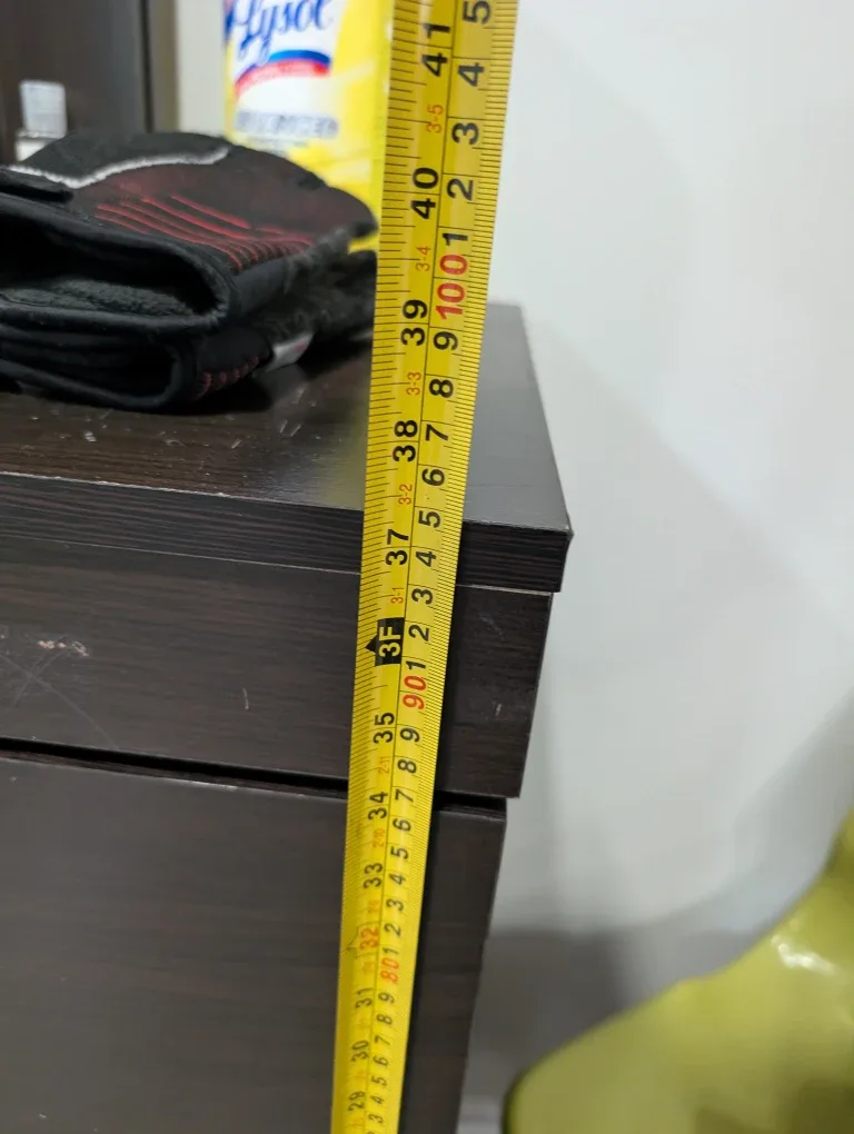 Dark Brown Dresser with Mirror image indicator(6)