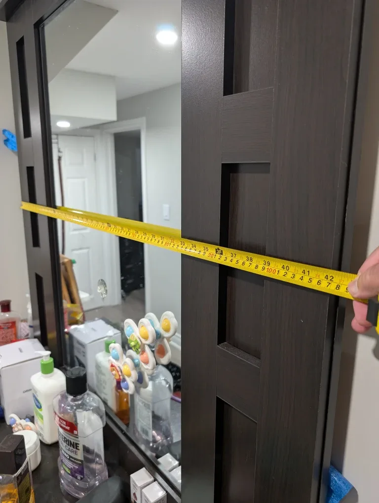 Dark Brown Dresser with Mirror image indicator(7)