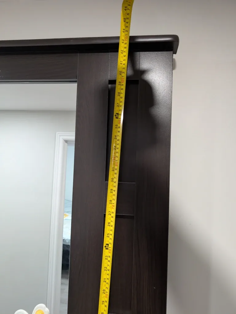 Dark Brown Dresser with Mirror image indicator(8)