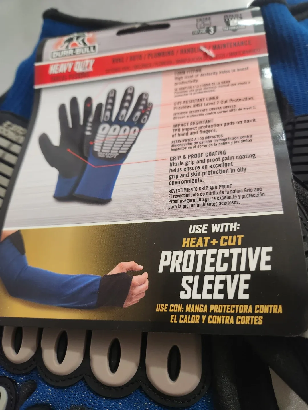 Dura-Bull Heavy Duty Gloves - Size XL-3 Pair Deal image indicator(2)