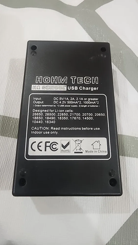 Hohm Tech Li-ion Battery USB Charger