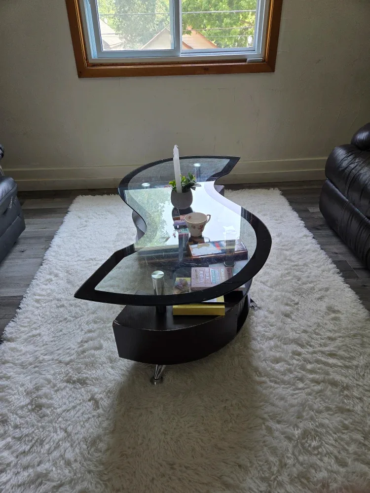 Glass Top Coffee Table