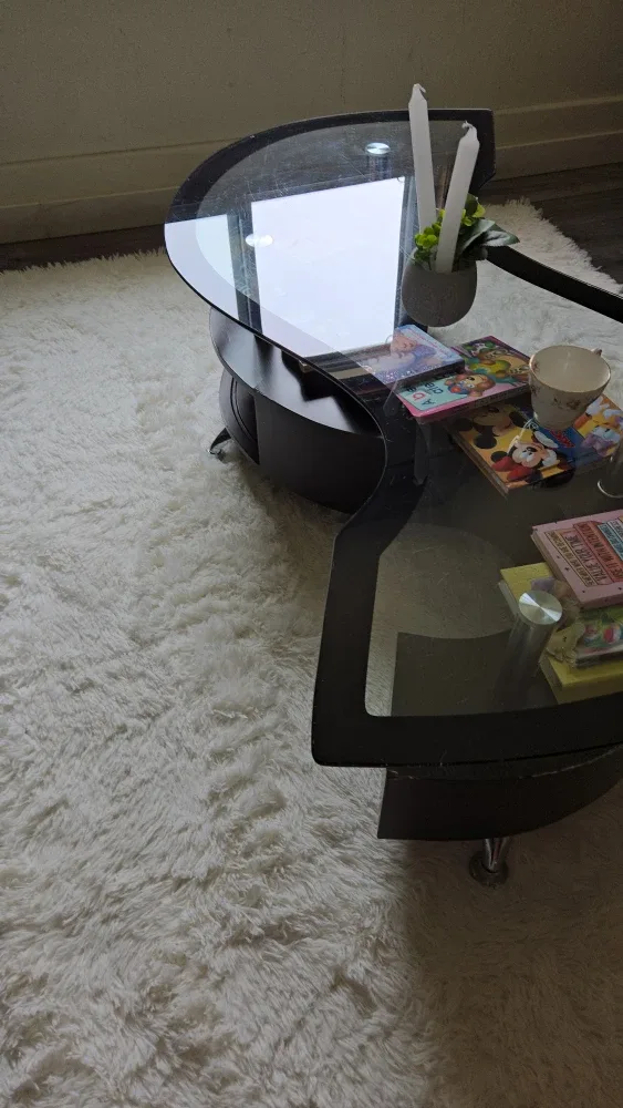 Glass Top Coffee Table .. #Cleanout image indicator(3)