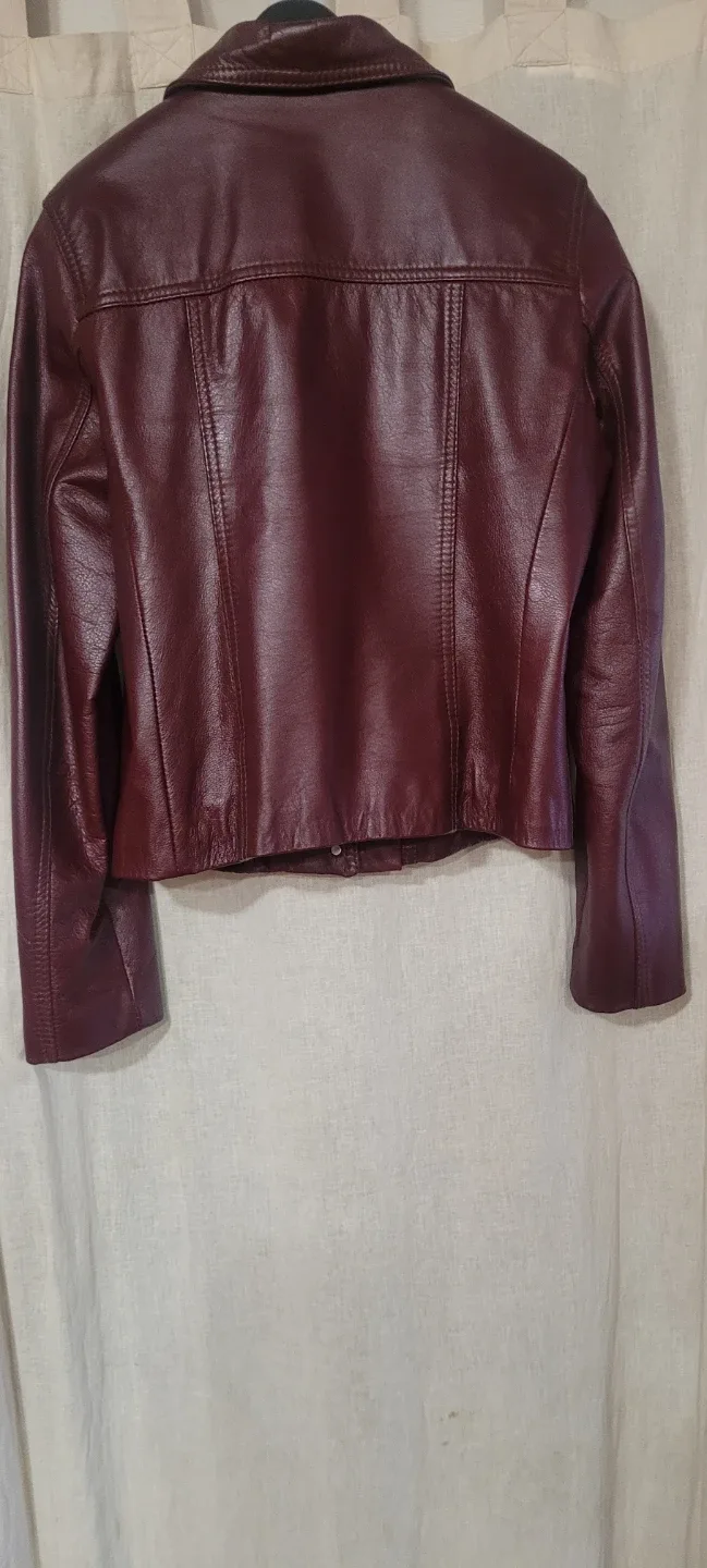 AS Selections Burgundy Leather Jacket image indicator(2)