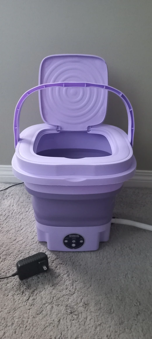Portable Folding Washing Machine - Purple
