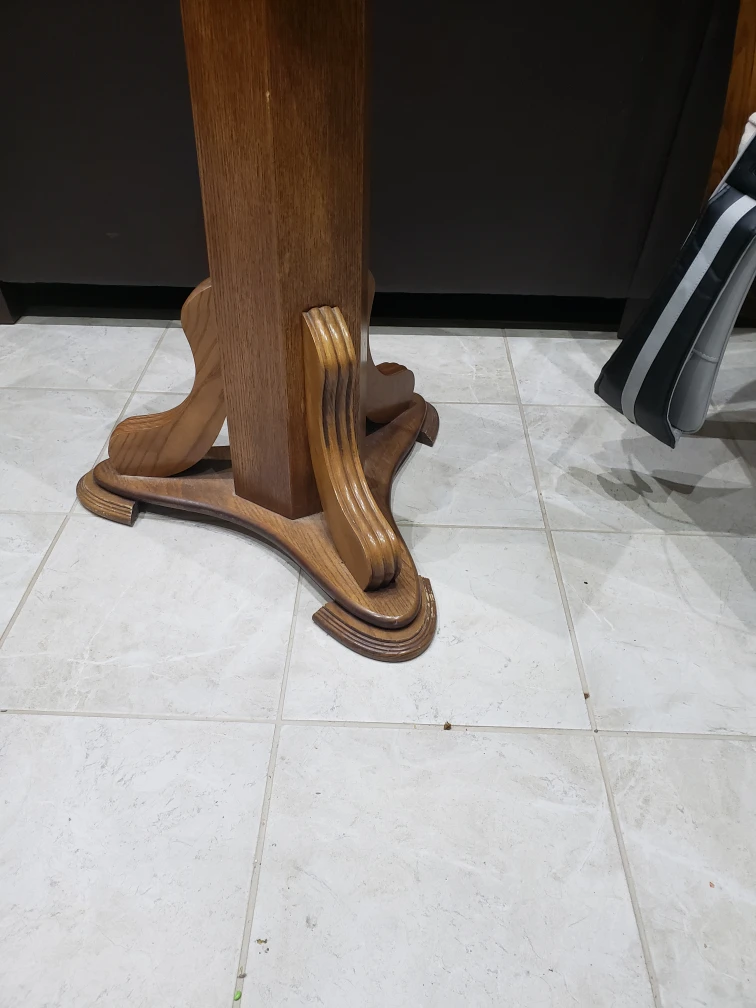 Dining Table with 6 Chairs, Wood - photo 2