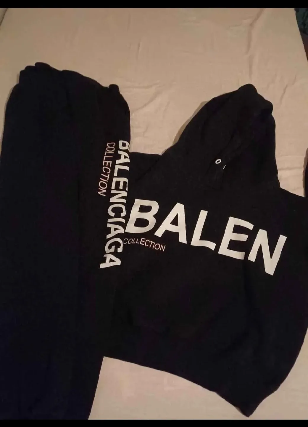 Balenciaga Black Collection Hoodie & Sweatpants Set image indicator(2)