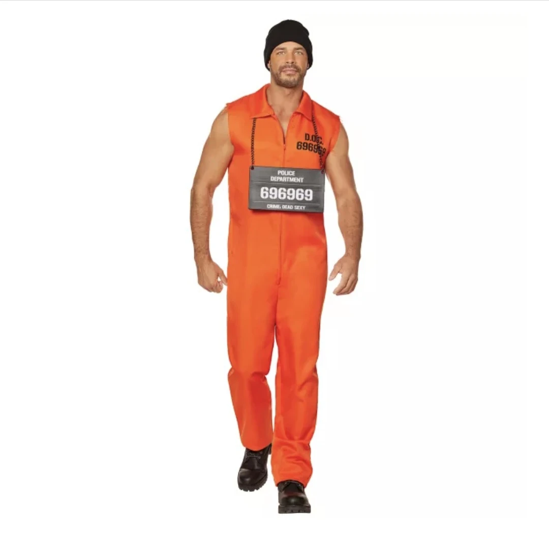 Selling guilty as charged men costume