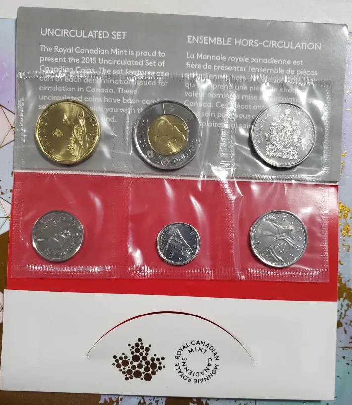 2015 Uncirculated Coin Set ($30 Firm) image indicator(2)