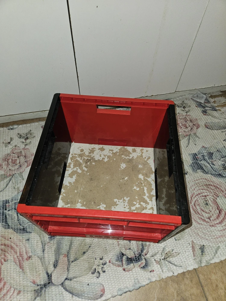 Red & Black Folding Storage Crate - photo 2