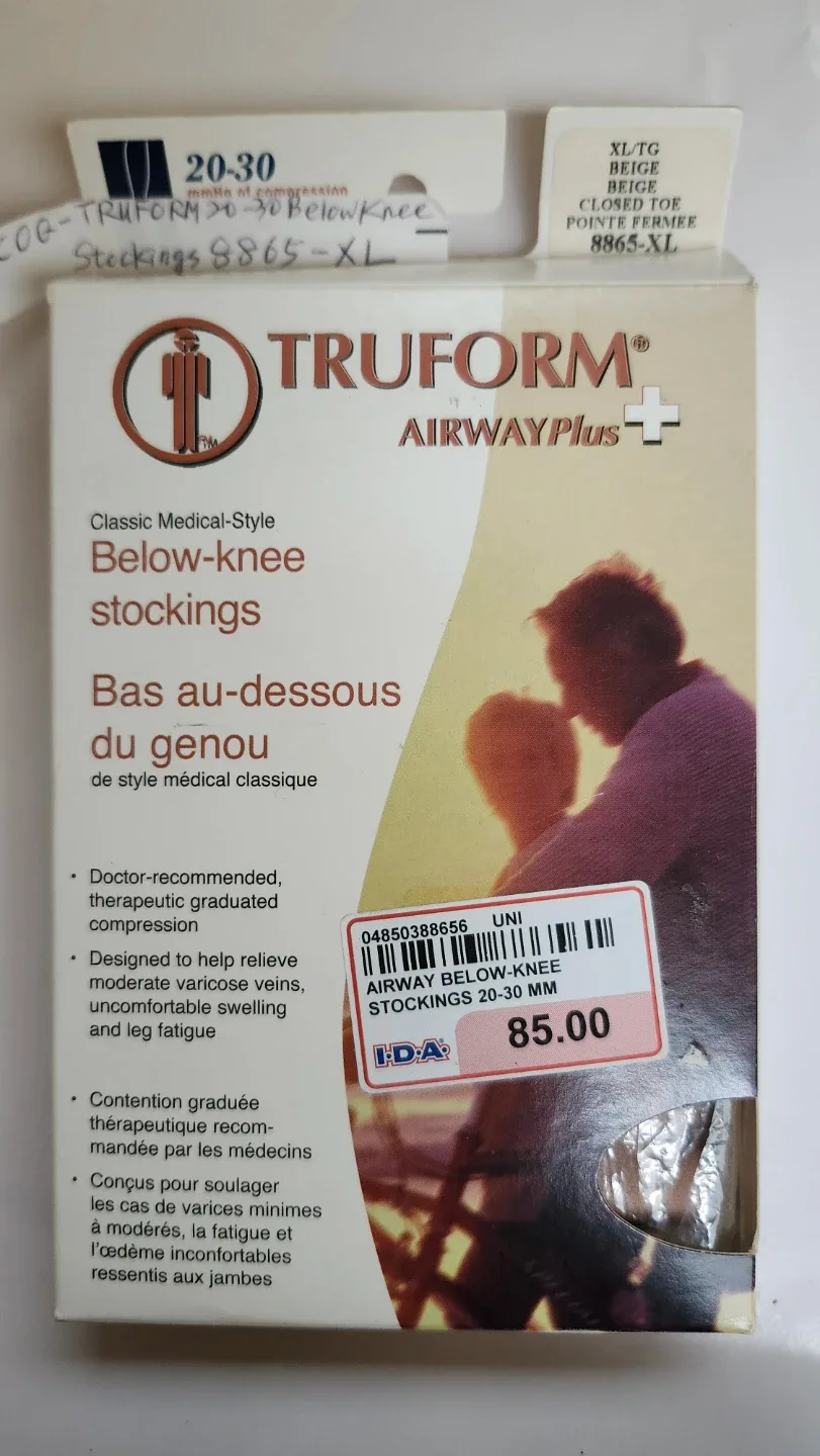 Brand New Truform AirwayPlus Below-knee Stockings XL image indicator(2)