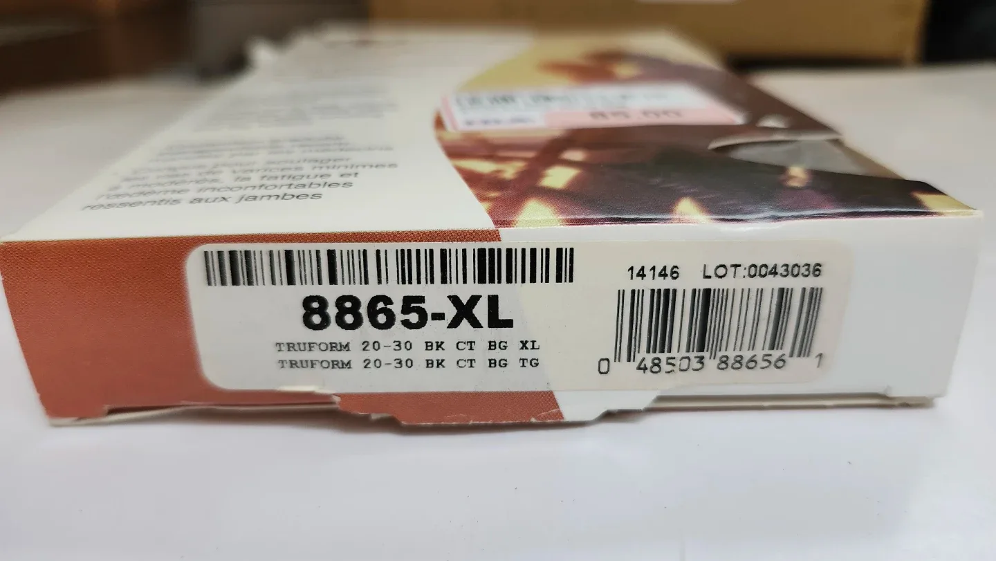 Brand New Truform AirwayPlus Below-knee Stockings XL image indicator(4)