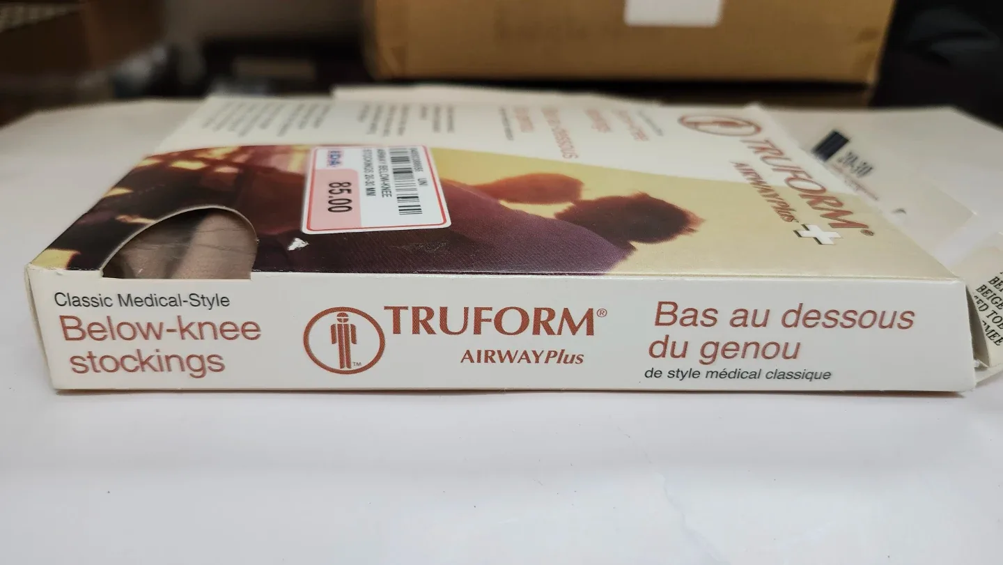 Brand New Truform AirwayPlus Below-knee Stockings XL image indicator(5)