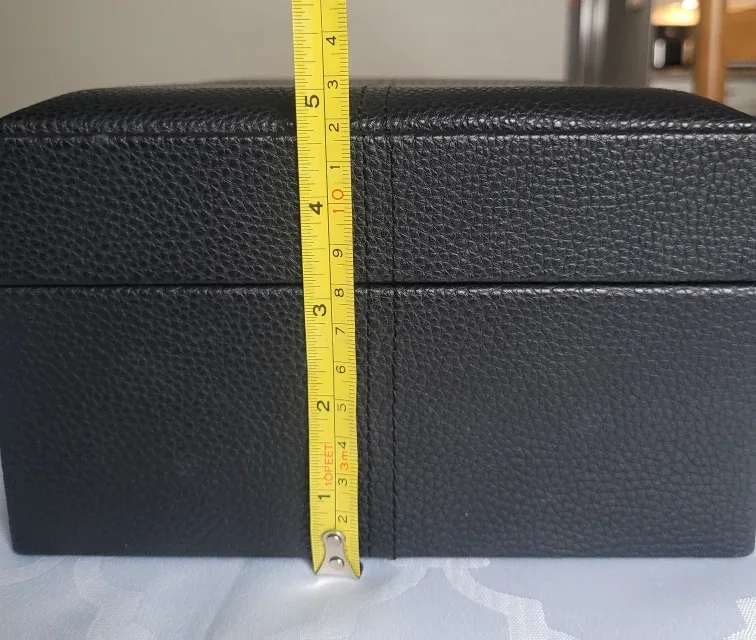 Decorative Faux Leather Black Box image indicator(5)