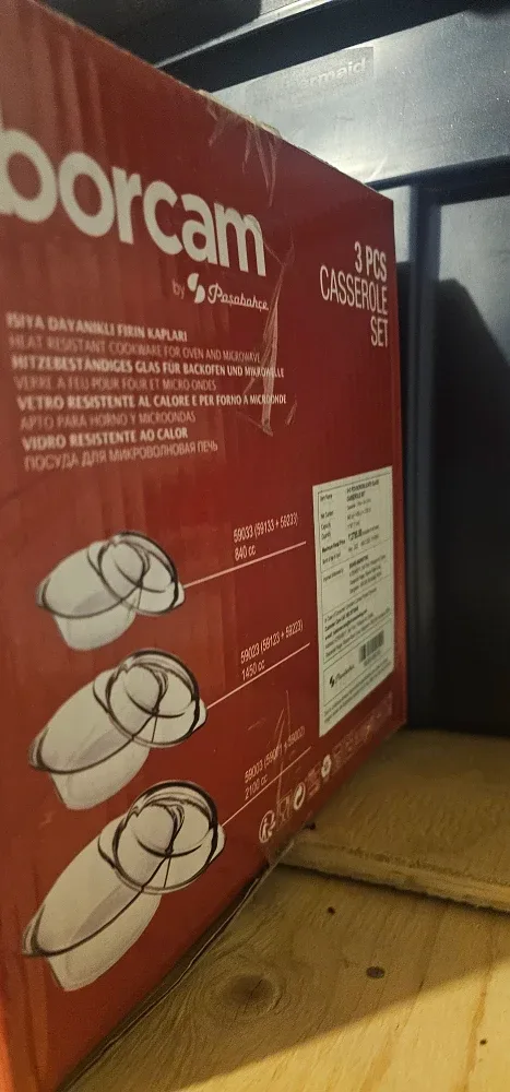 Borcam by Paşabahçe 3-Piece Casserole Set - New image indicator(2)