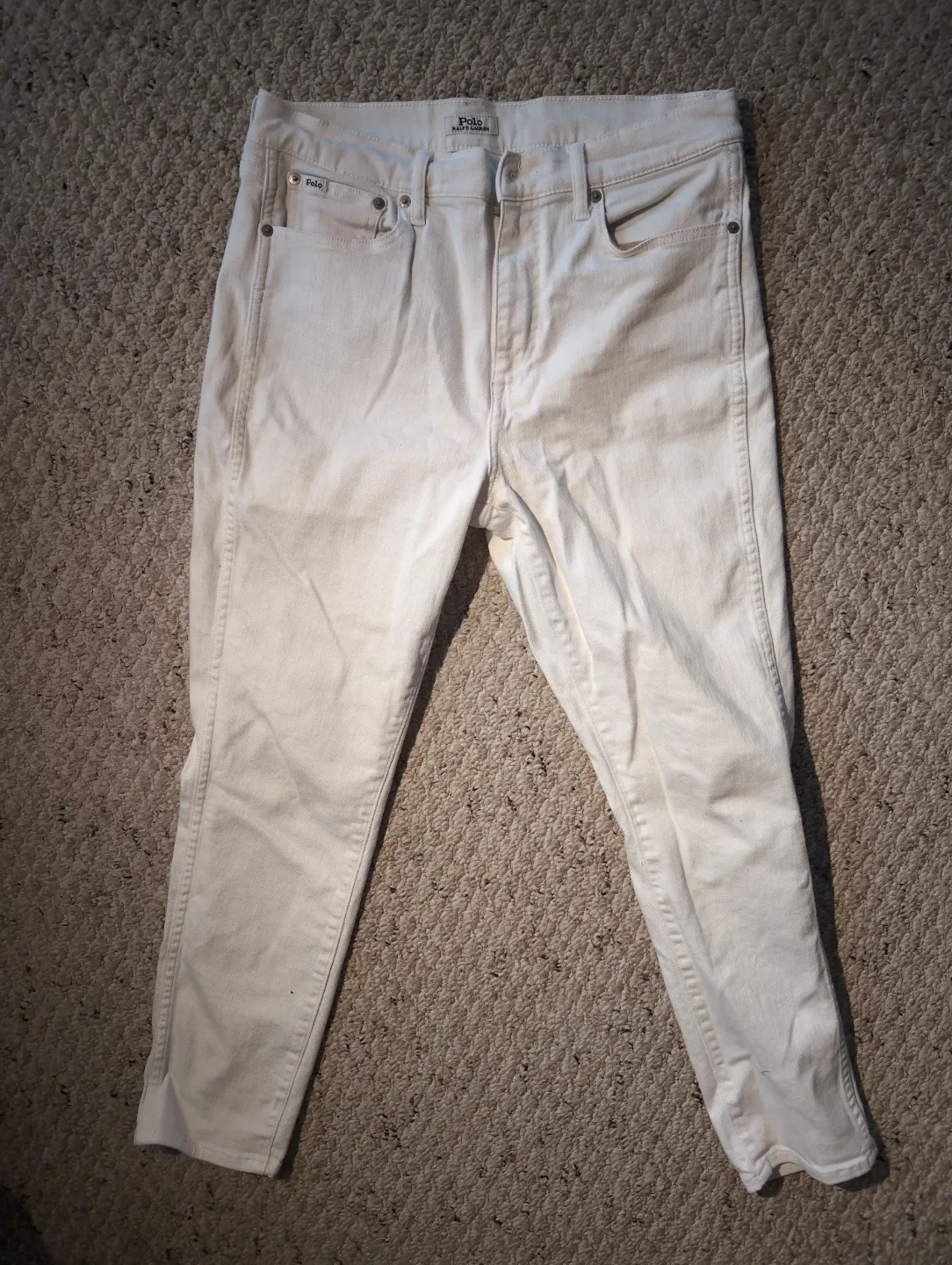 Polo Ralph Lauren White Jeans Size 31R