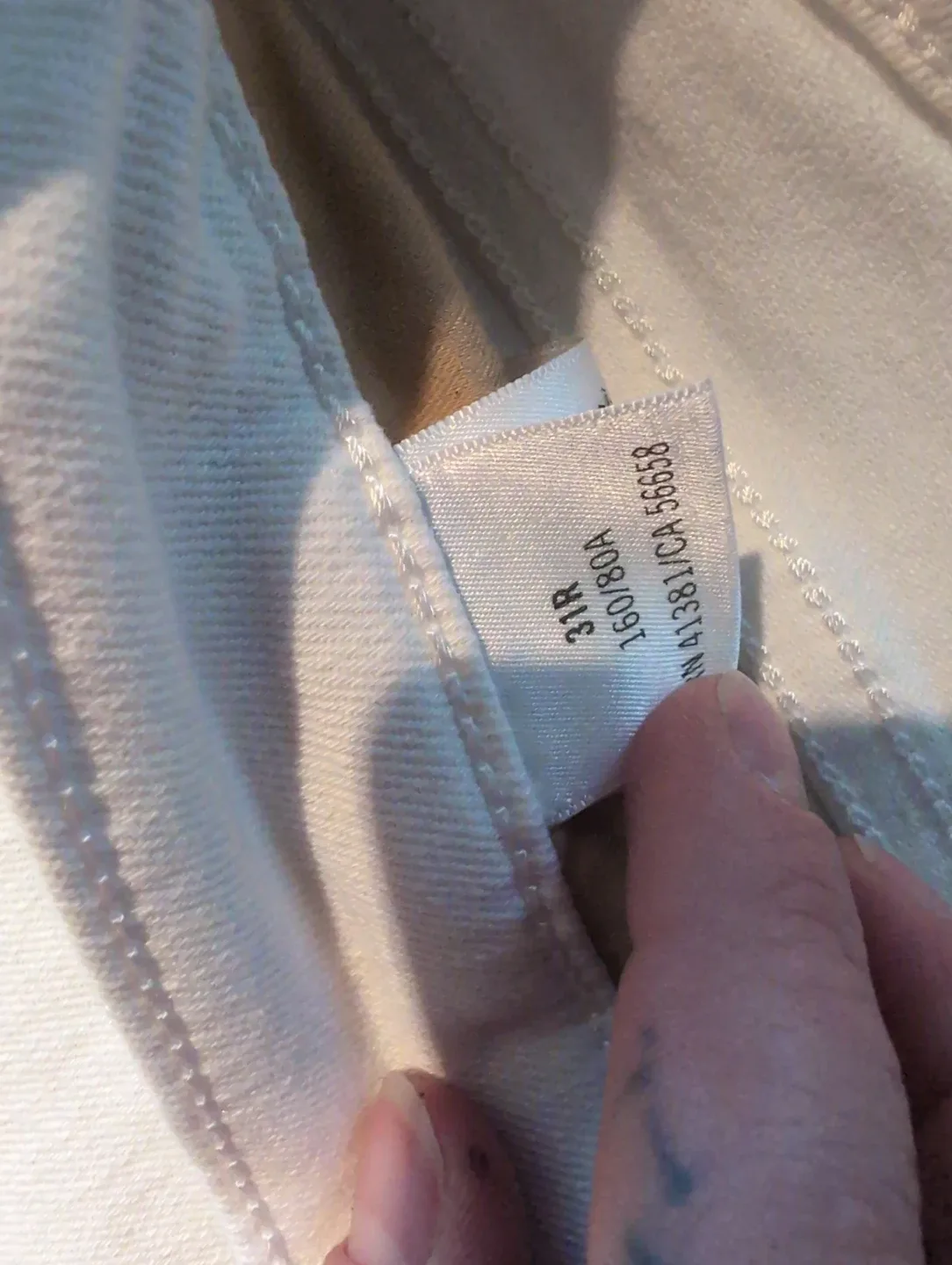 Polo Ralph Lauren White Jeans Size 31R image indicator(2)