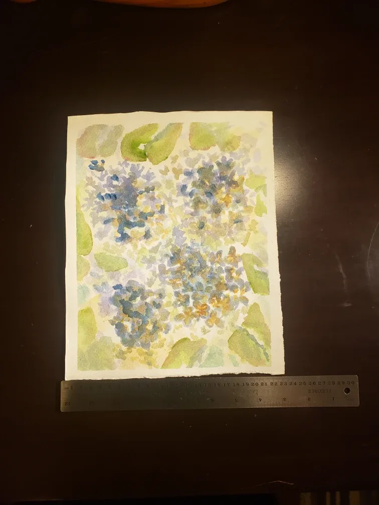 Original Watercolour 28.5x 23 cm