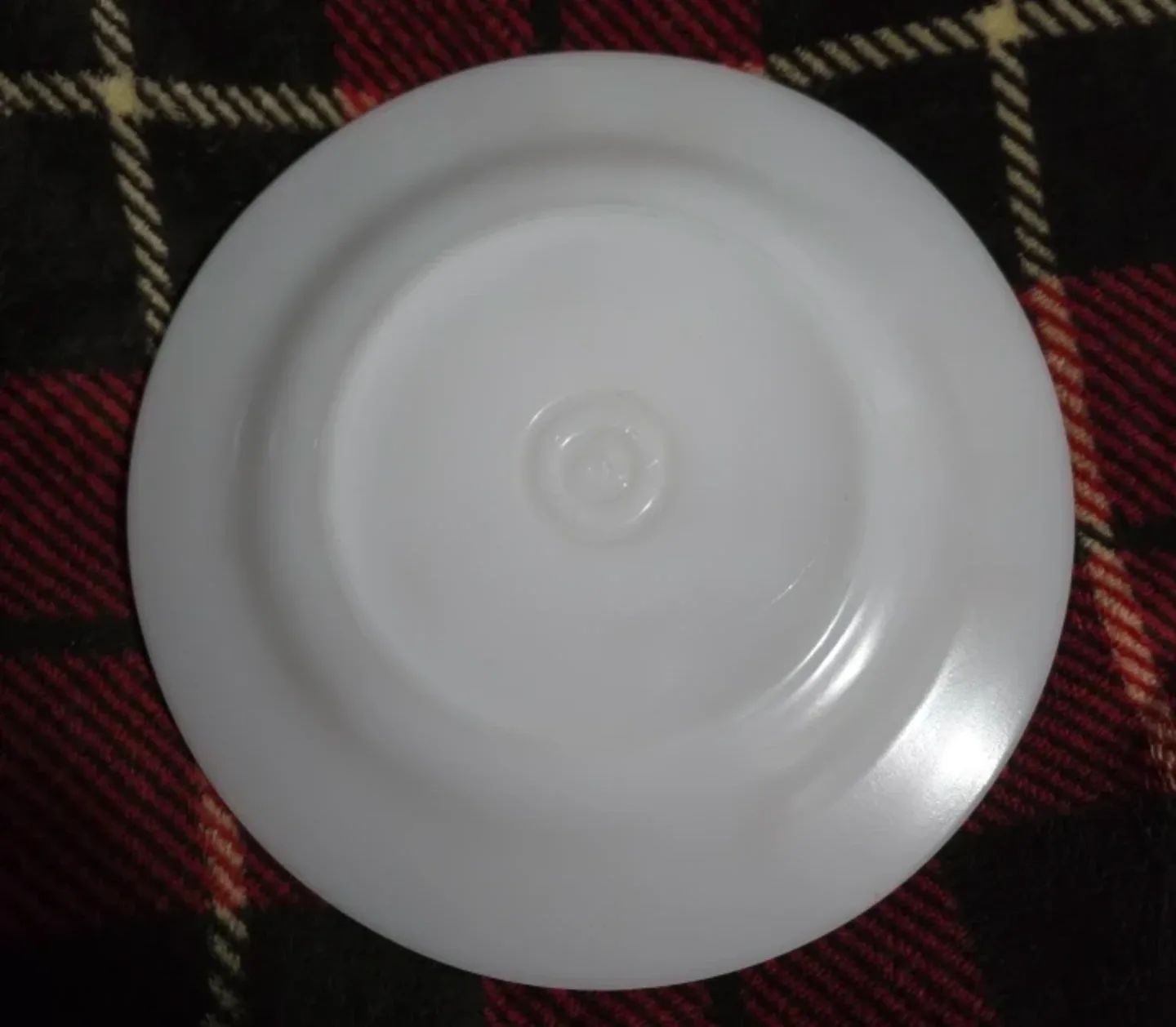 Federal Milk HEAT PROOF Glass Salad Plate Vintage image indicator(4)