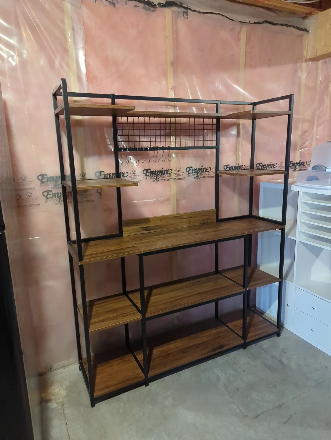 Wood & Metal Shelf Unit image indicator(2)